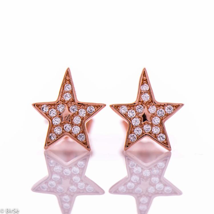 Silver Earrings - Stars