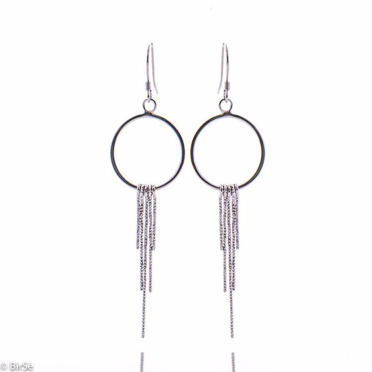 Silver earrings 