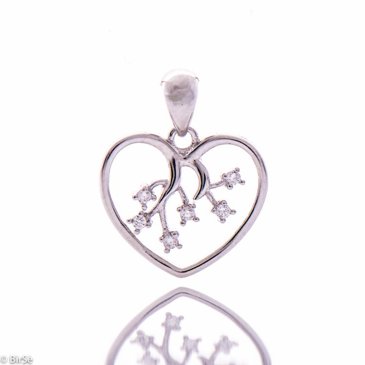 Silver Pendant - Heart 