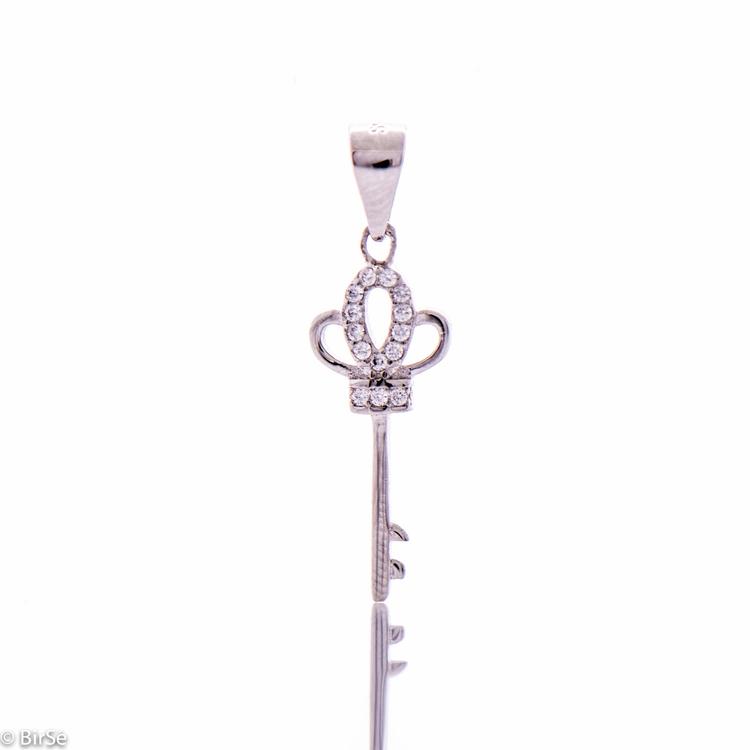 Silver Pendant - Key 