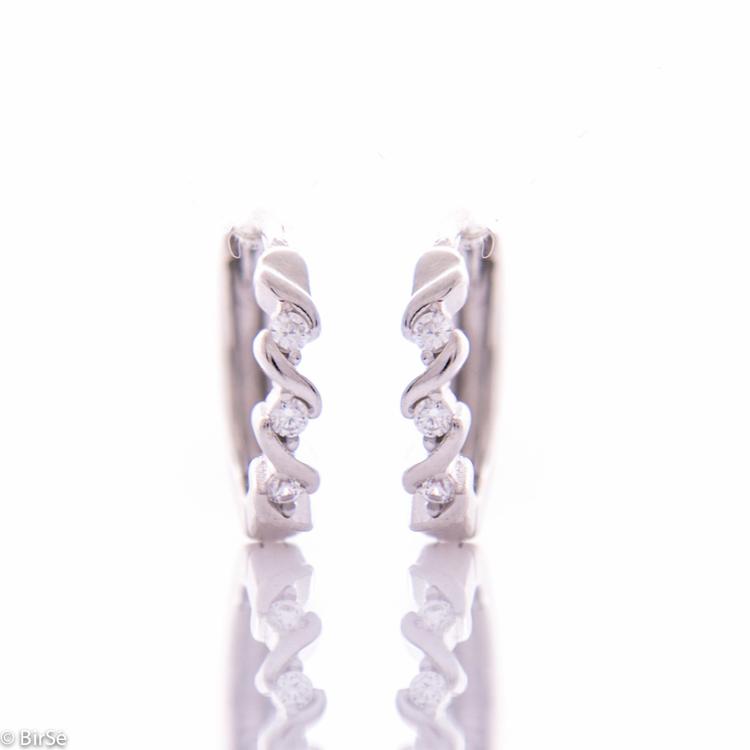 Silver Earrings - Hearts