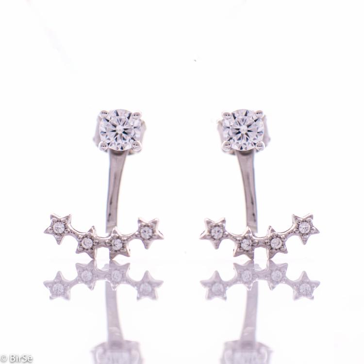 Silver earrings - Stars