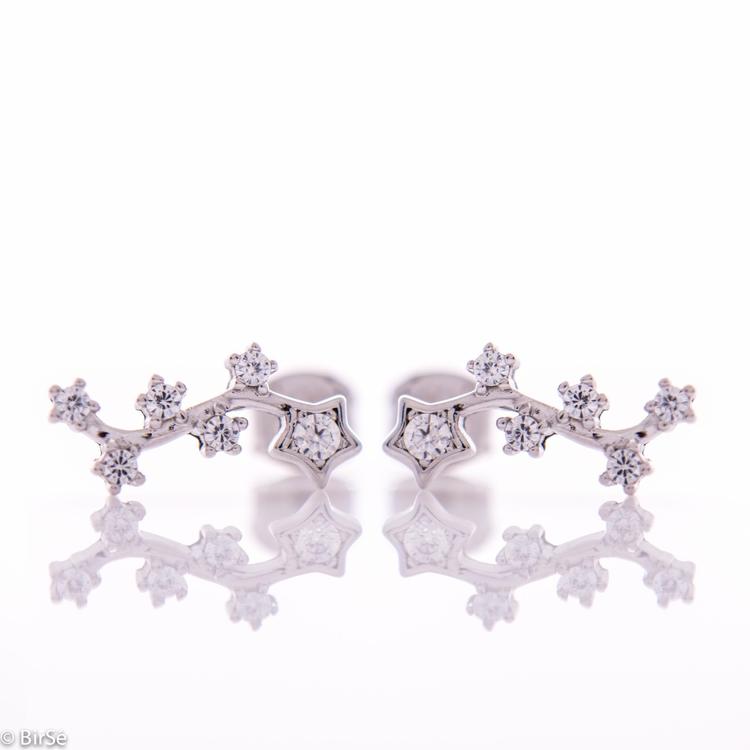 Silver earrings - Stars