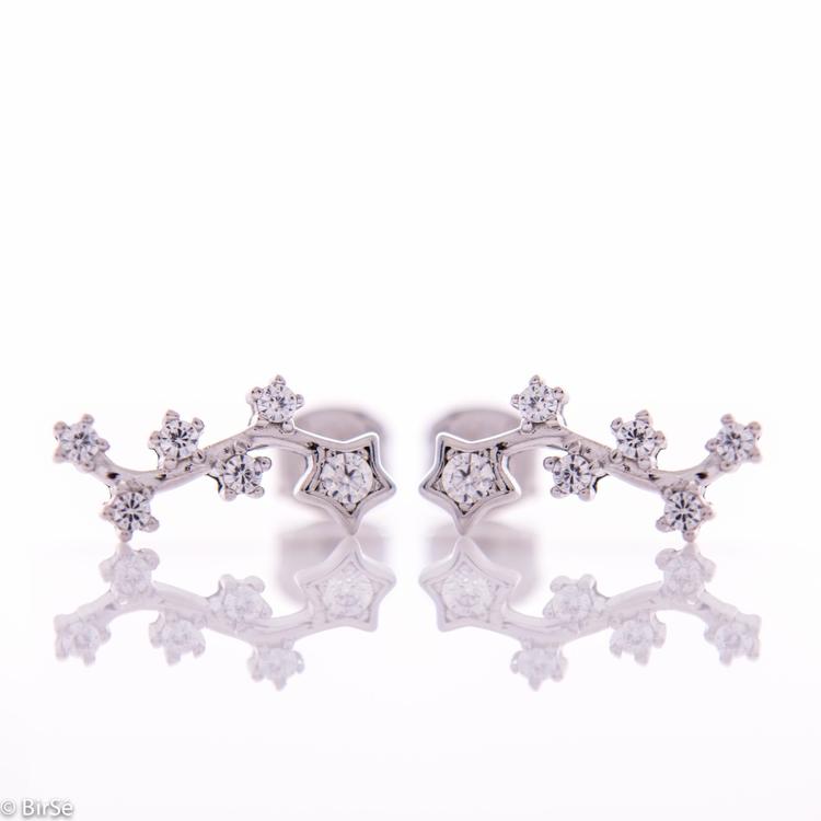 Silver earrings - Stars