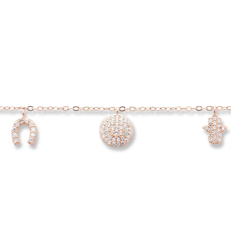 Silver bracelet - Pendants