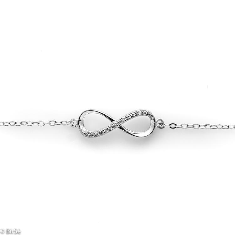 Silver bracelet - Infinity 