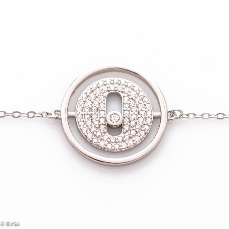 Silver bracelet - Round