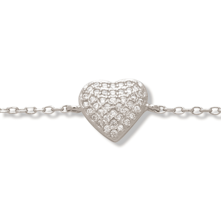 Silver bracelet - Heart