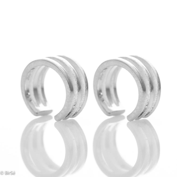 Silver earrings - Cartilage ring