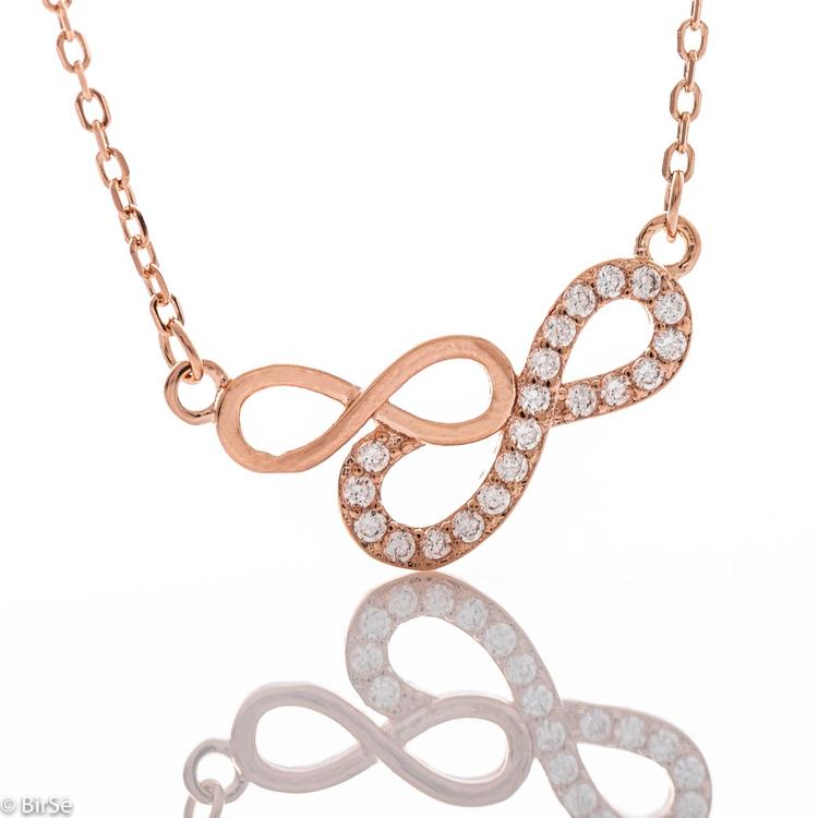 Silver necklace - Infinity 