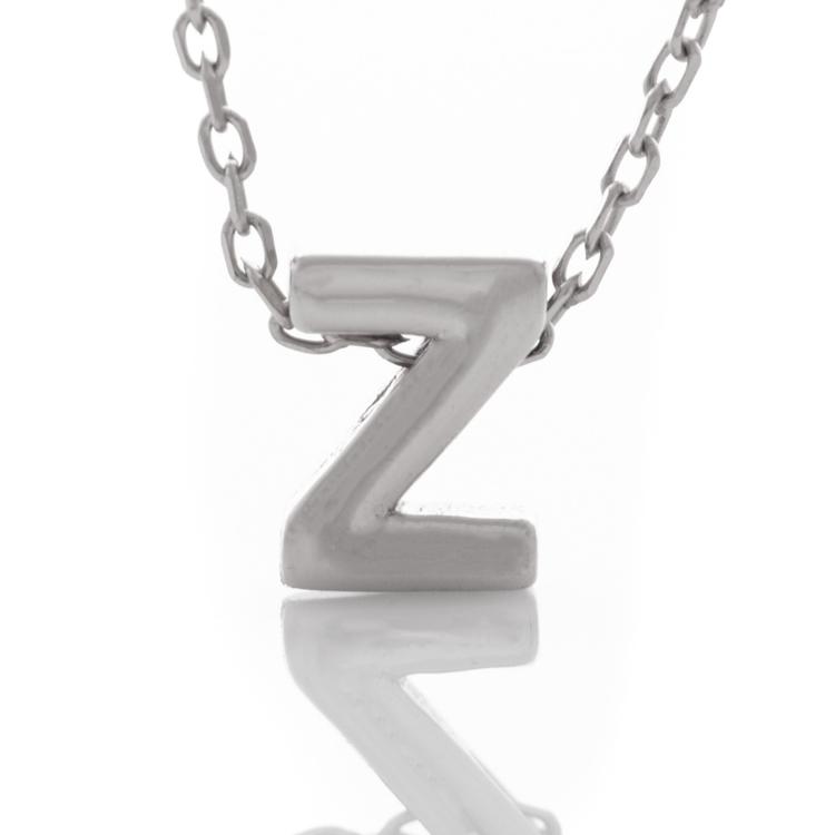 Silver necklace - letter Z 