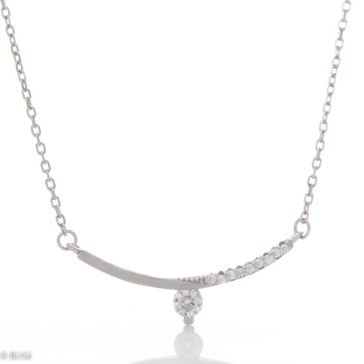 Silver necklace - Stylish