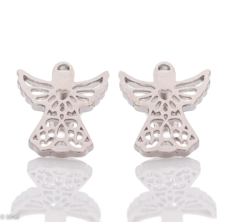 Silver earrings - Angel