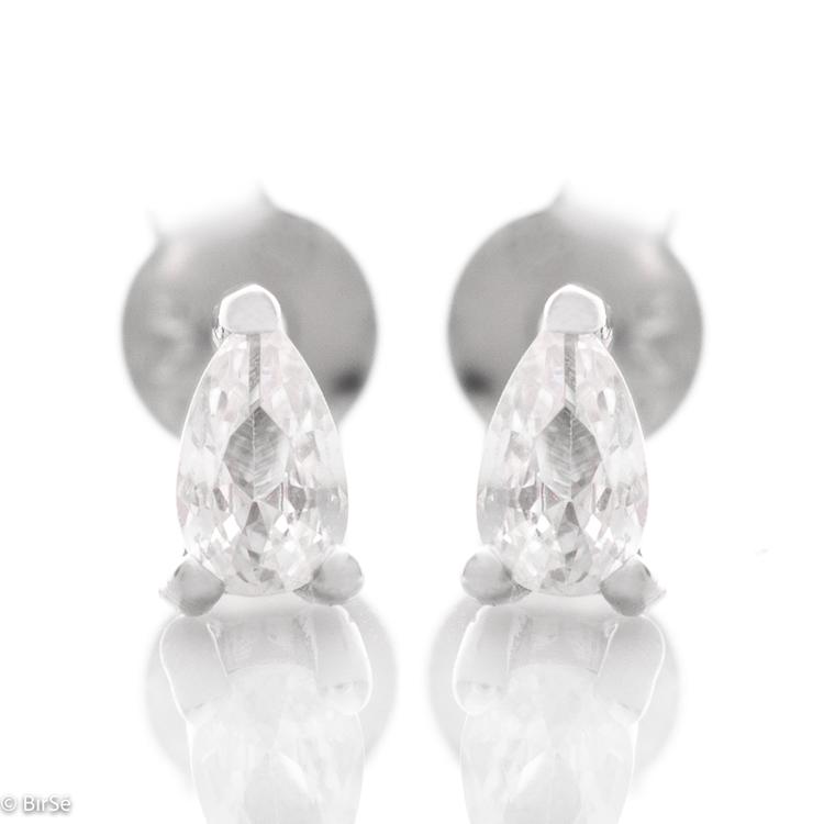 Silver earrings - Drop