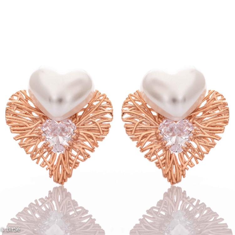 Silver earrings - Longing 