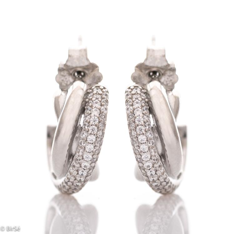 Silver earrings - Beauty