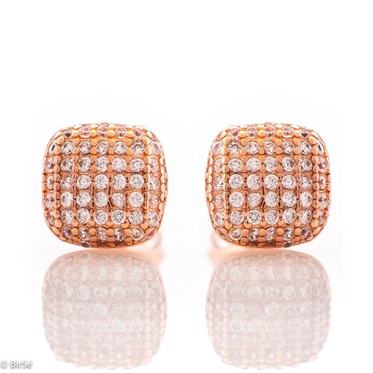 Silver Earrings - Pink Longing