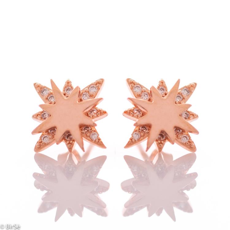 Silver earrings - Glitter 
