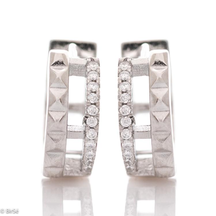 Silver earrings - Rings