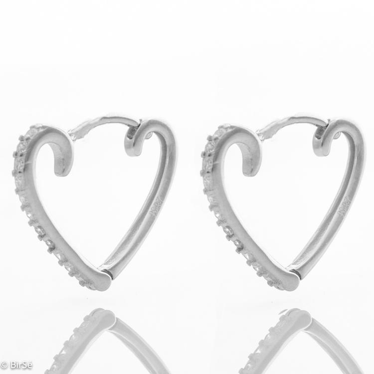 Silver earrings