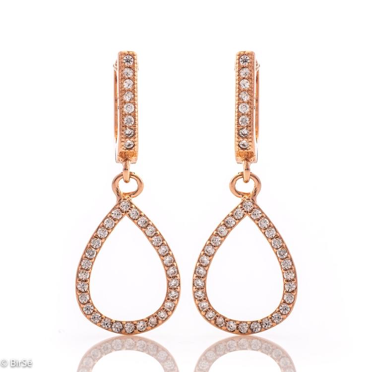 Silver earrings - Elegance