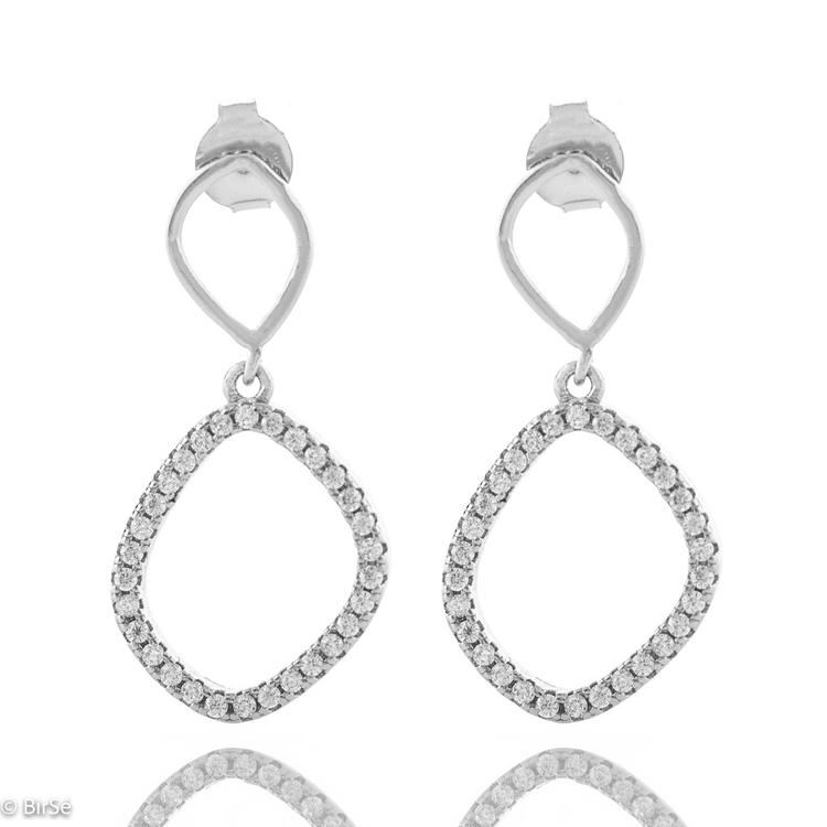 Silver Earrings - Hanging