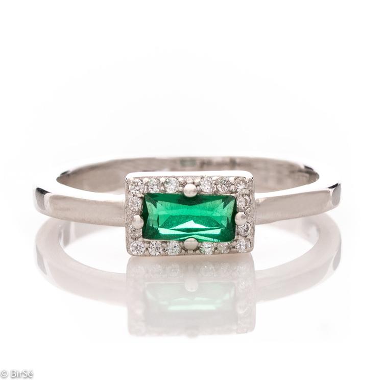 Silver Ring - Tourmaline