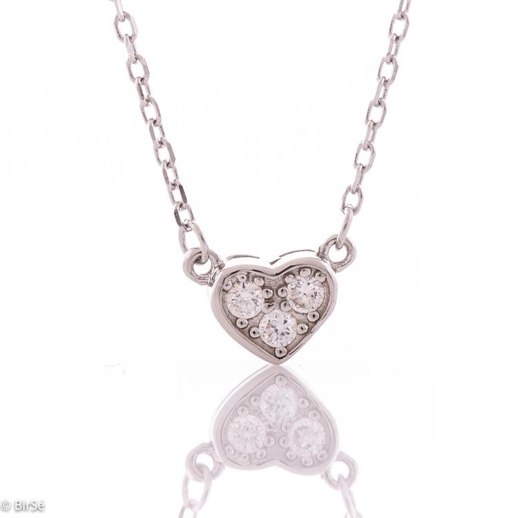 Silver Necklace - Tender Heart