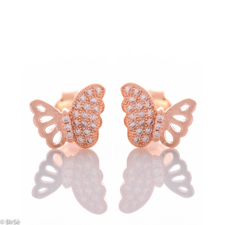 Silver earrings - Butterfly Magic