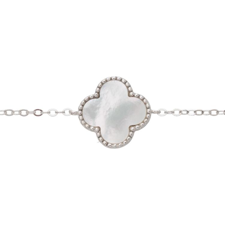 Silver Bracelet with Mother-of-pearl