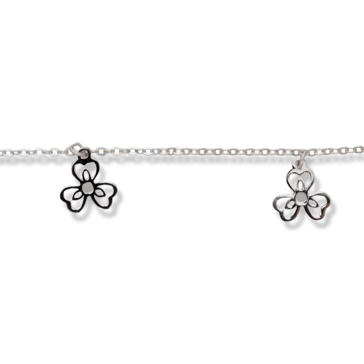 Silver bracelet Pendants Blossoms