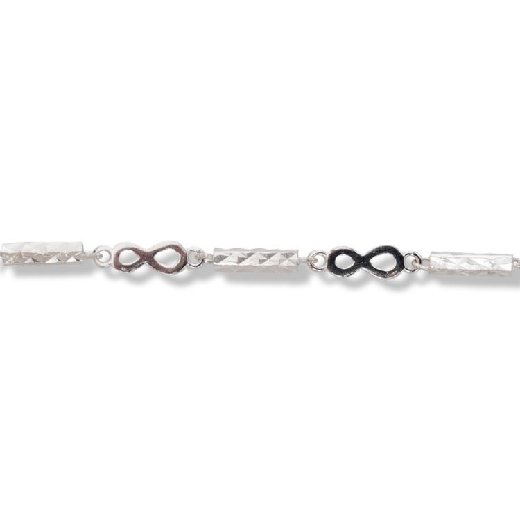 Silver Bracelet with Infinity