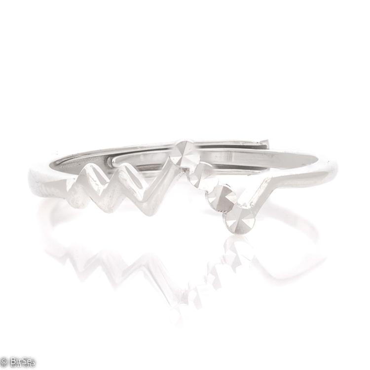 Silver Ring Zig - Zag