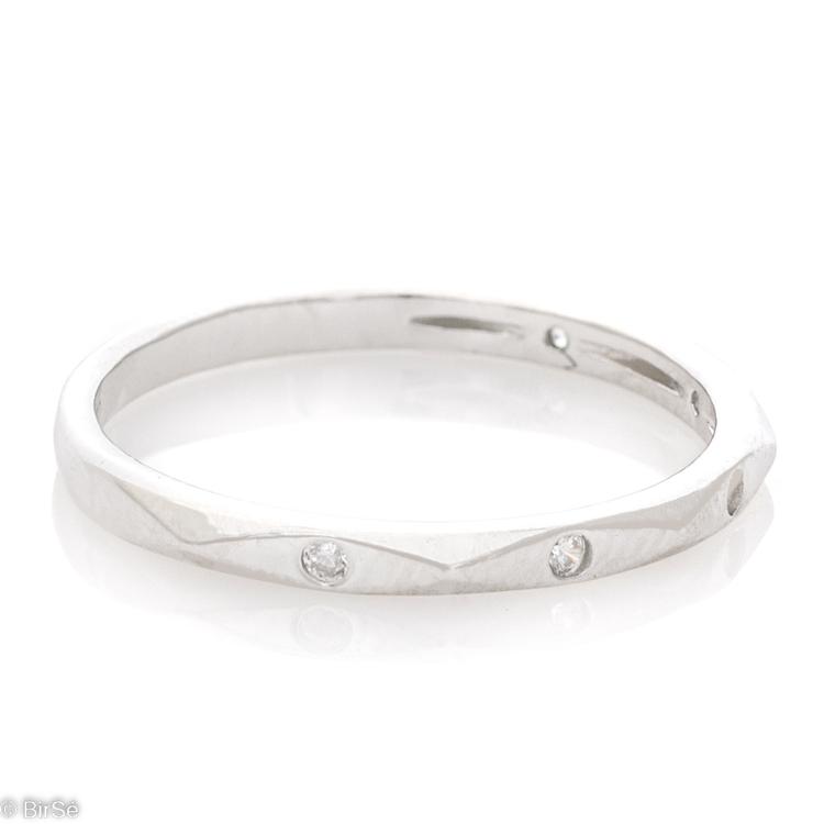 Silver Ring - Ring with Zirconi