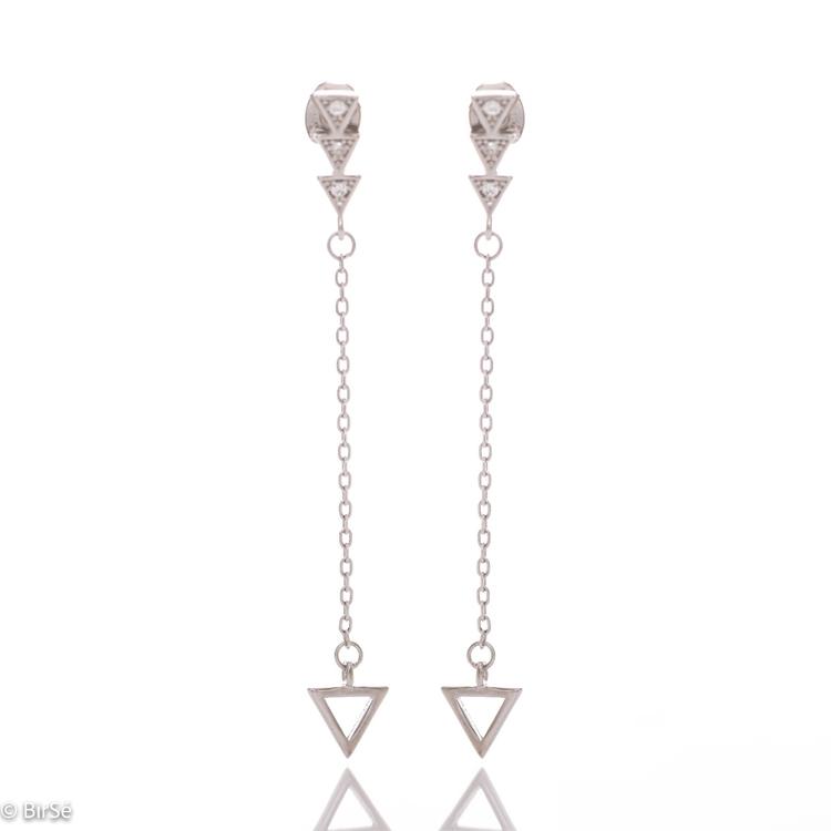 Silver earrings - Style