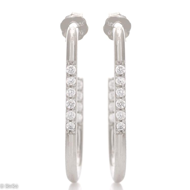 Silver earrings 