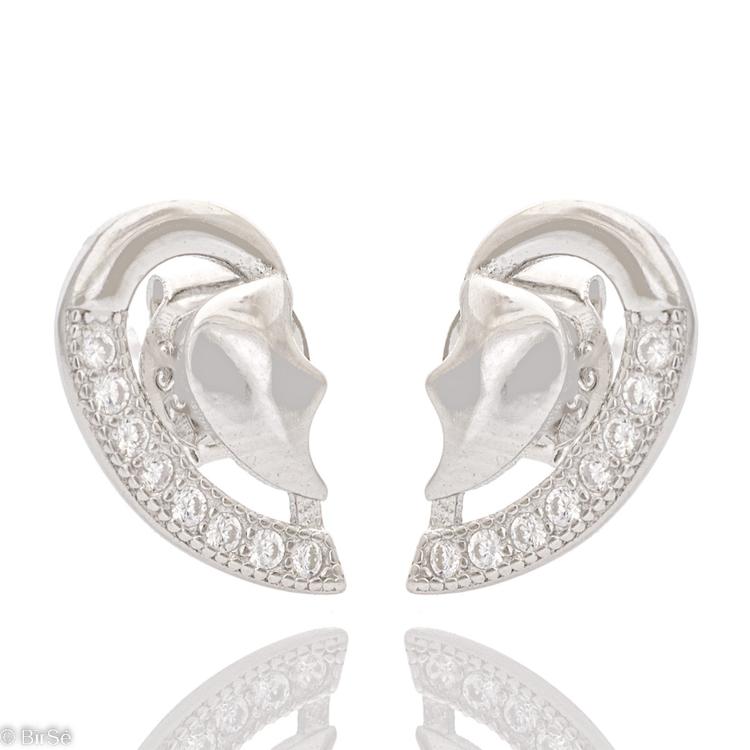 Silver earrings 