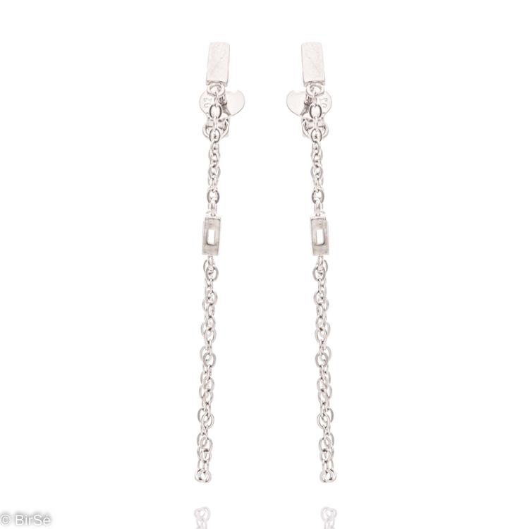 Hanging Silver Earrings