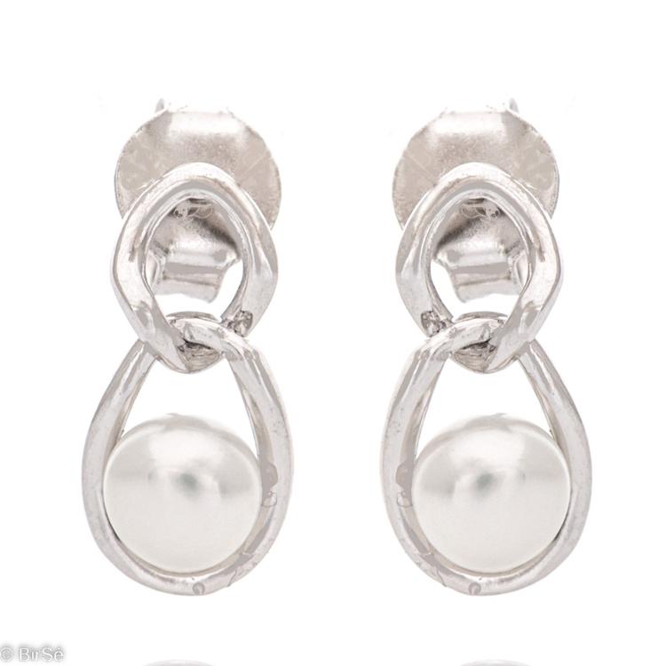 Silver earrings - Pearl