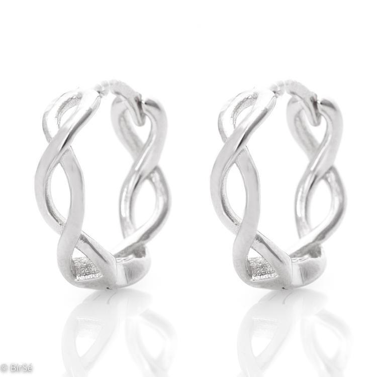 Silver earrings