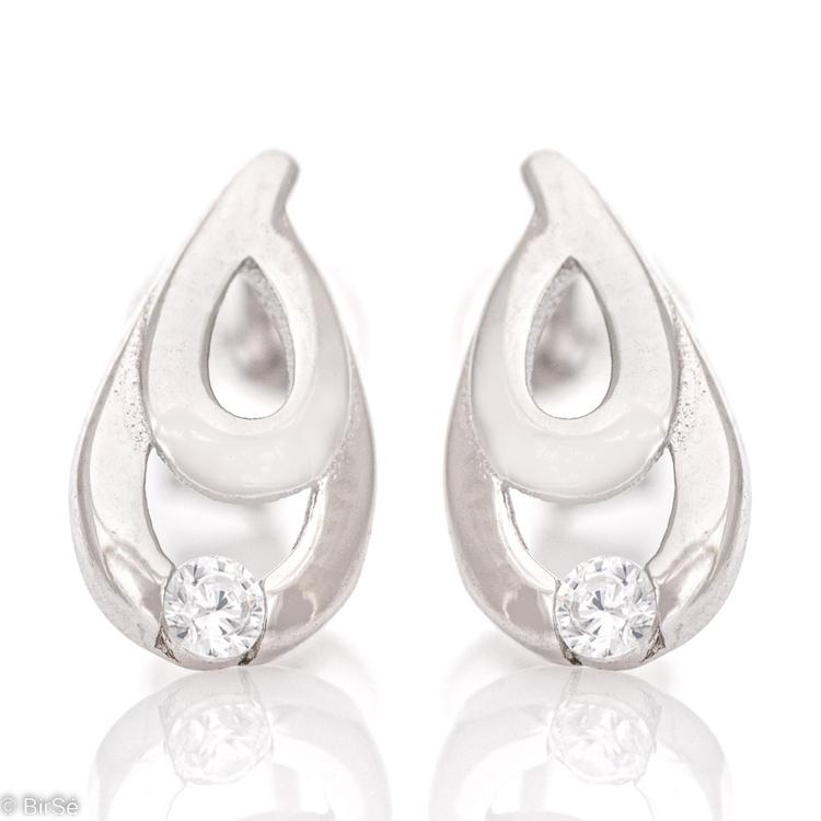 Silver earrings - Drop