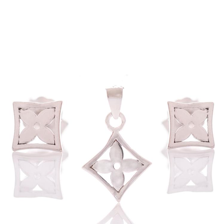Silver set - Flowers 