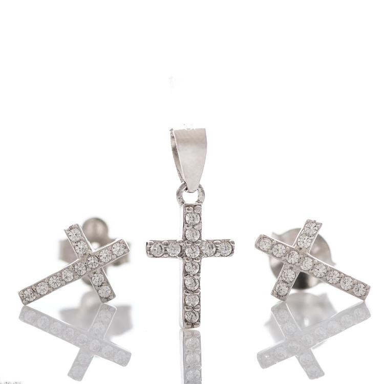 Silver Set - Cross