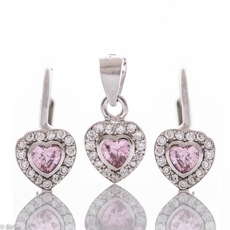 Silver set - Hearts