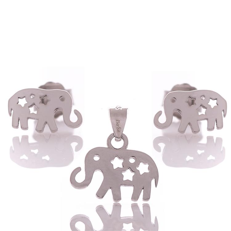 Silver set - Elephant