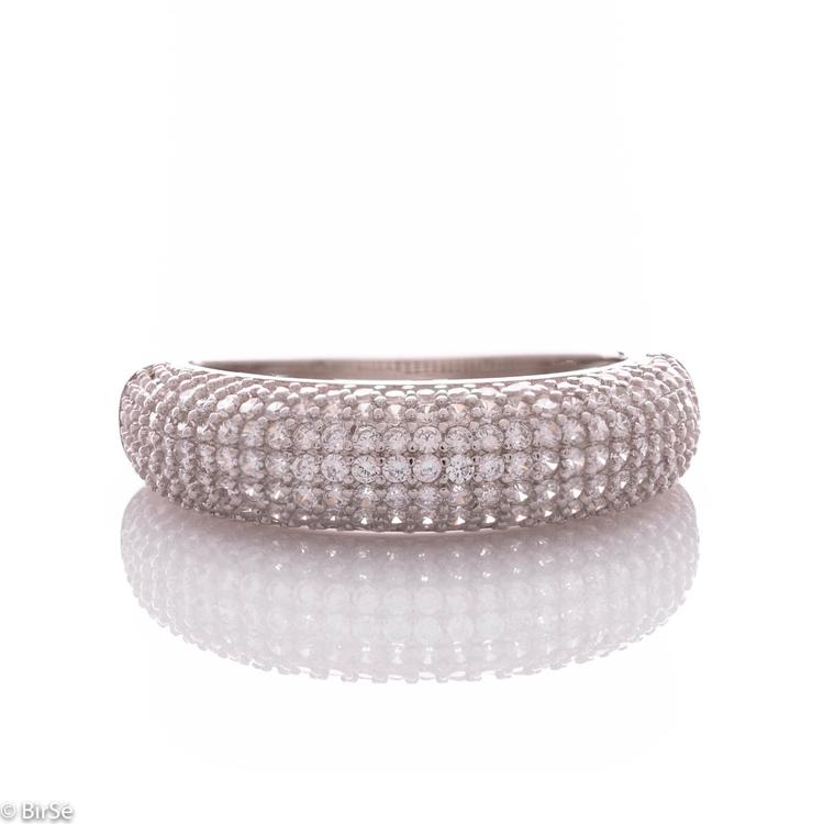 Silver Ring - Zirconi