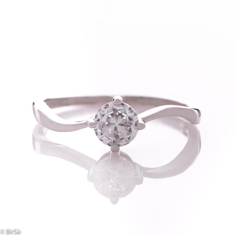 Silver Ring - Zircon 