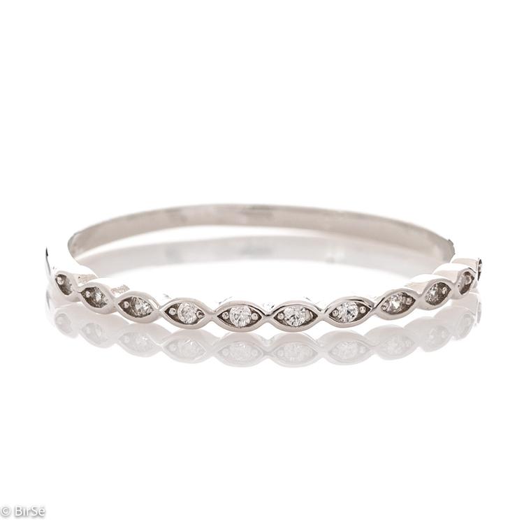 Silver Ring - Zirconi