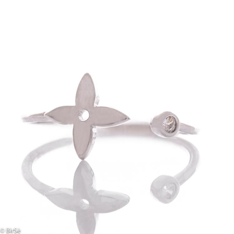 Silver Ring - Flower