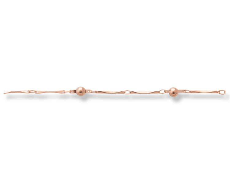 Silver bracelet - Elegance in pink